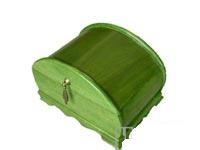 green finish wooden jewelry boxes